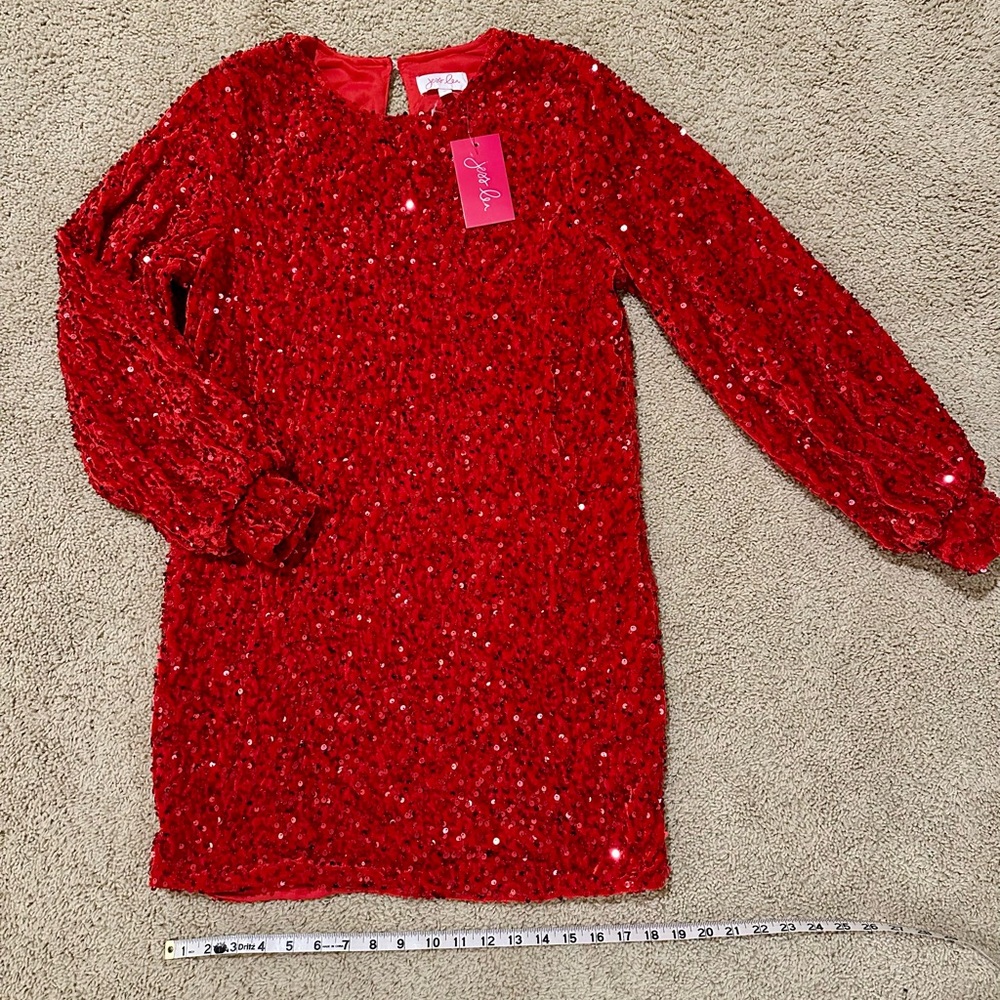 Jess Lea - red sequin dress - new with tags